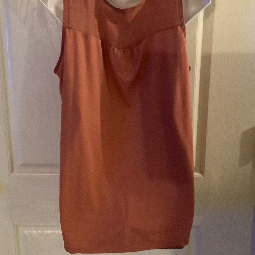 Top, light coral color, size large, brand Parallel Skies. - Picture 6 of 10